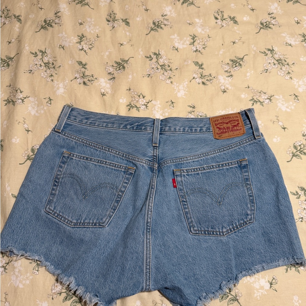 Levi's Women's Light Blue Jean Shorts